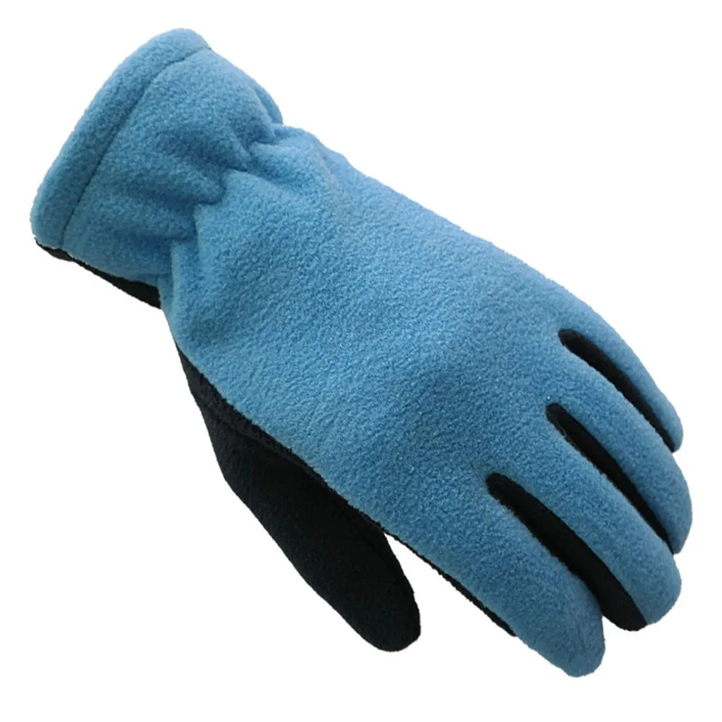 Новые мужские и женские ветрозащитные теплые чувствительные плюшевые перчатки Нескользящие велосипедные аксессуары легко управляемые защищенные