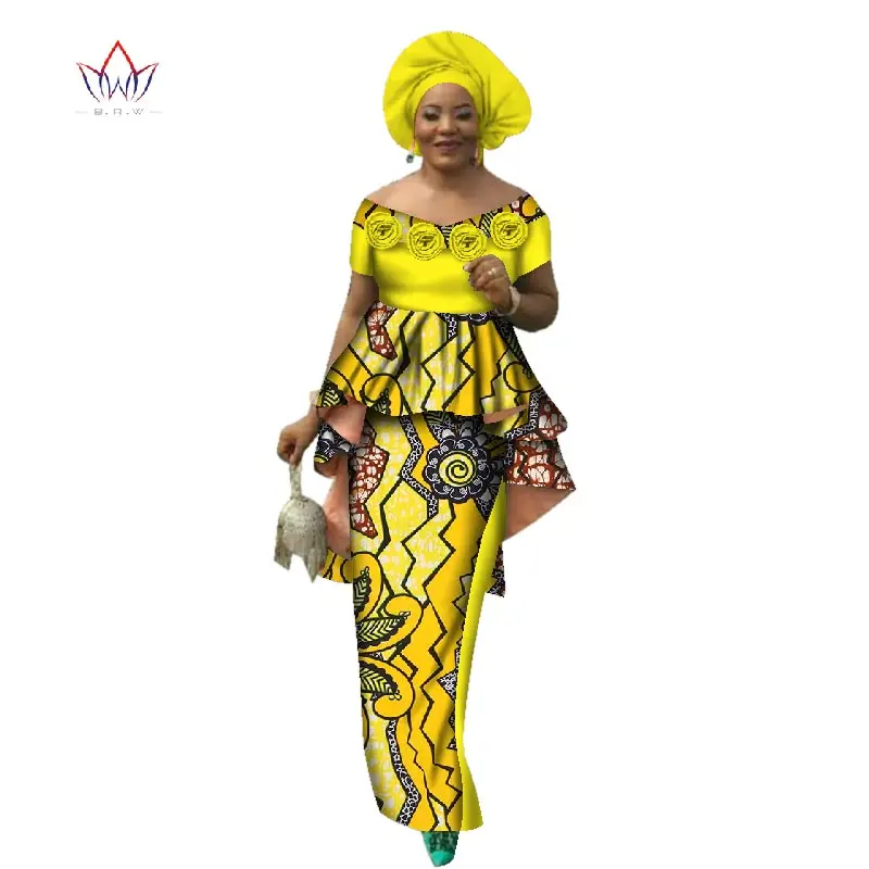 Женский летний костюм с юбкой и топом в африканском стиле|african women tops|african clothing