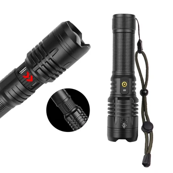 

Waterproof Lamp Ultra Bright Zoomable Telescopic Spotlight Torch Flashlight Outdoor Headlamp Portable Headliht Work Light