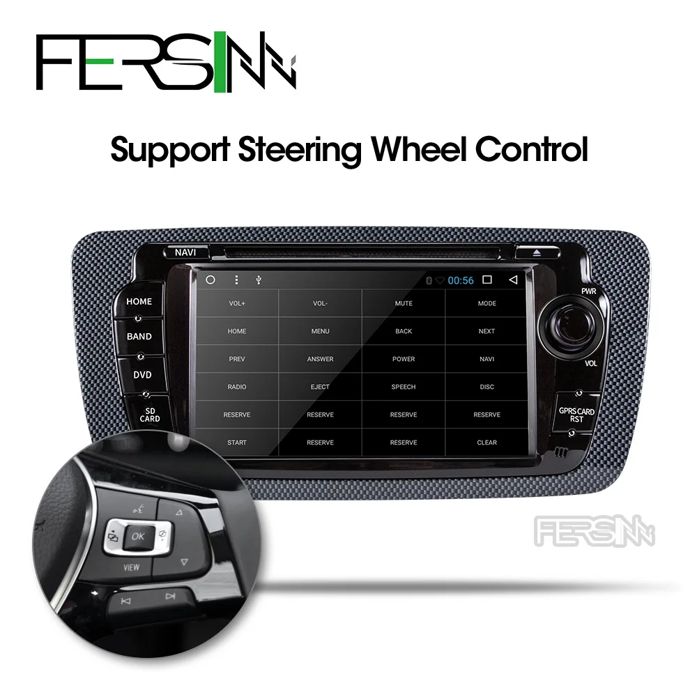 Fersinny android 9,0 T8 автомобильный dvd для Seat Ibiza 6j 2009 2010 2012 2013 радио gps навигации