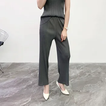 

Pleated Pants Women's Loose 2020 Summer New Loose Large Pleated Pants