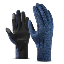 Зимние теплые перчатки для мужчин и женщин, перчатки с сенсорным экраном, непромокаемые перчатки для катания на лыжах, рыбалки, кемпинга, походов, унисекс с теплой подкладкой