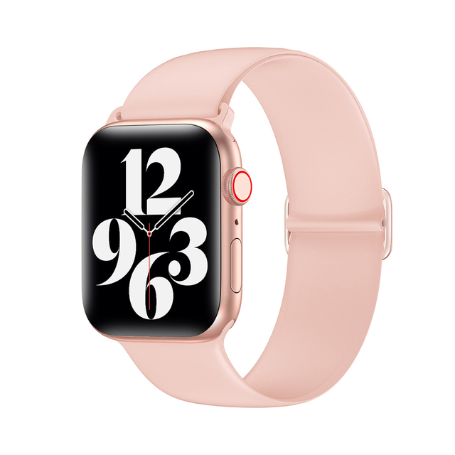 Loop Strap For Apple Watch Band 41mm 45mm 40mm 44mm 42mm 38mm adjustable Elastic Sport Bracelet iwatch Band 7 SE 6 5 4 3 2