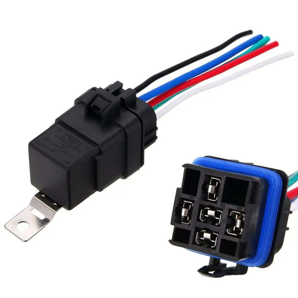 Automobile Relay Waterproof Integrated Relay Car Flash Relay 4/5PIN 12/24V Relays Car Accessories Automobile Relay Waterproof Integrated Relay Car Flash Relay 4/5PIN 12/24V Relays Car Accessories