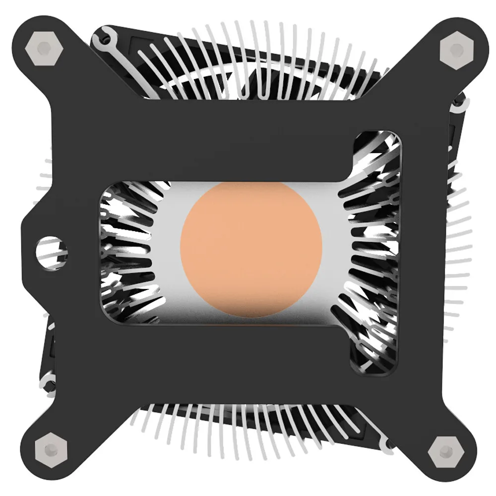 servidor cpu cooler ventilador de refrigeração cobre radiador alumínio para intel lga