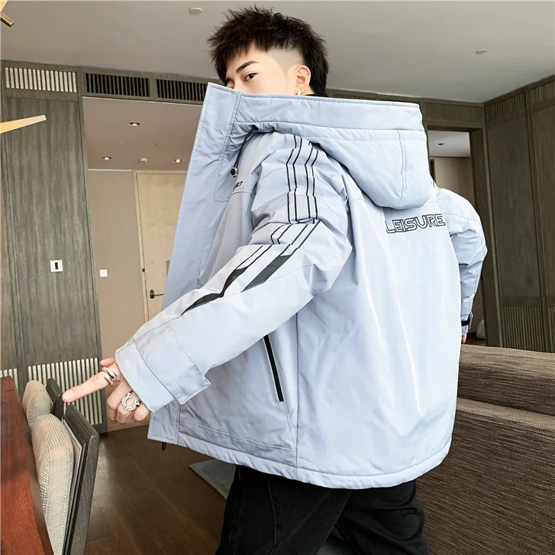 

Men's Coat Cotton Padded Clothes Winter 2020 New Korean Fashion Work Clothes Down Cotton Clothes Leisure Warm Windbreaker