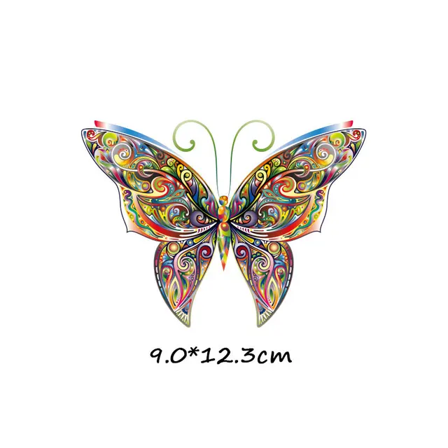 ZOTOONE Cartoon animal patch paste heat transfer vinyl owl elephant butterfly costume DIY micro chapter hot press patch sticker 1059