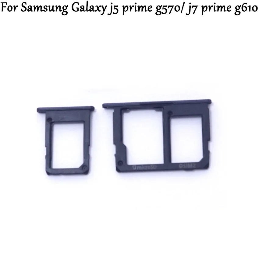 Для samsung Galaxy J5 Prime G570 J7 Prime G610 слот для sim-карты лоток для карт памяти Micro SD Держатель для j5 j7 prime лоток для sim-карт