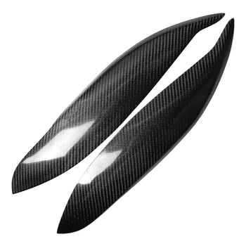 

Headlight Eyelid Overlay Trim Cover,Head Light Lamp Eyebrow Accent Cover for Honda Civic 1999-2020 True Carbon Fiber