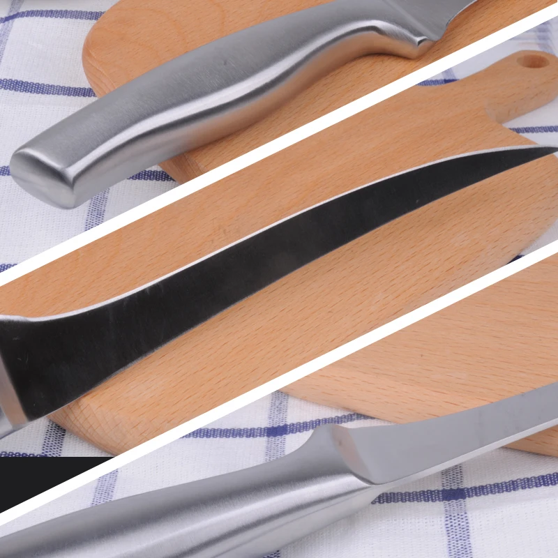 RSCHEF 7 дюймов качество Нержавеющая сталь Кухня филе Ножи потрошение рыбы