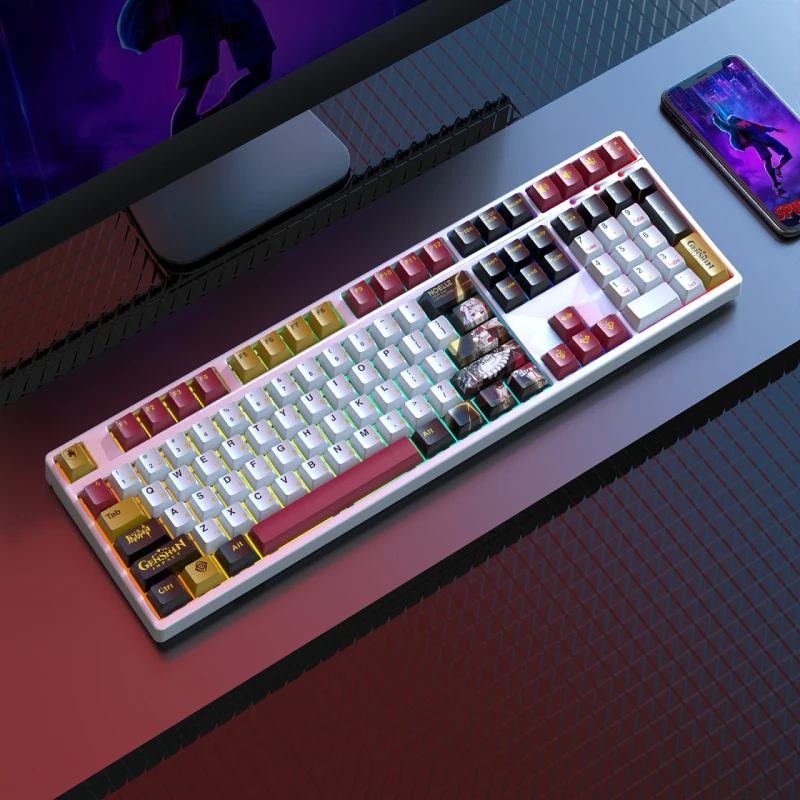 New Noelle Mechanical Gaming Keyboard Japanese Animation Style Typec
