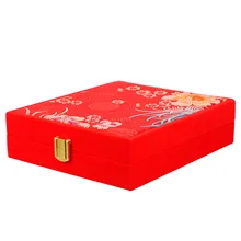 

Wedding Jewelry Box Necklace Box Hinged Jewel Display Case Jewelry Box Organizer