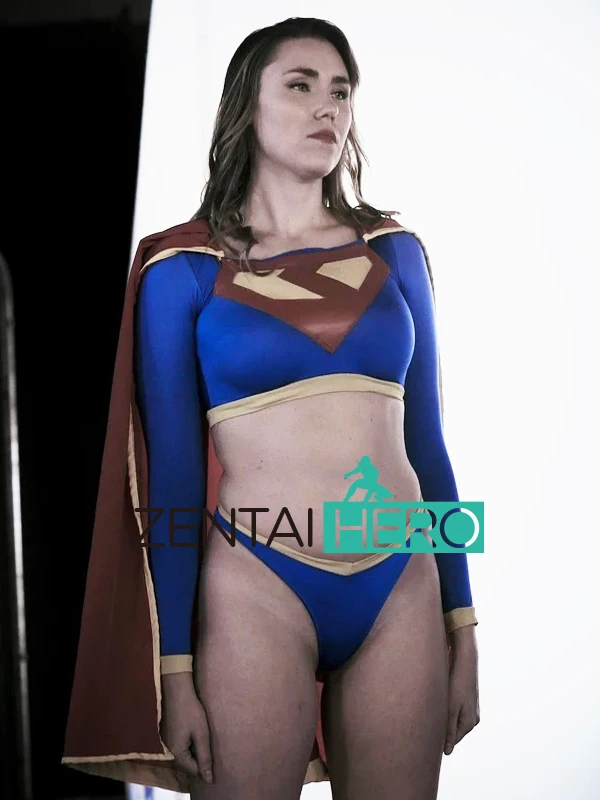 

Новое поступление, сексуальный женский комбидресс Blue/Red TBFE Power, Женский комбидресс Zentai, комбидресс с изображением героев фильмов, женское трико с накидкой Zentai