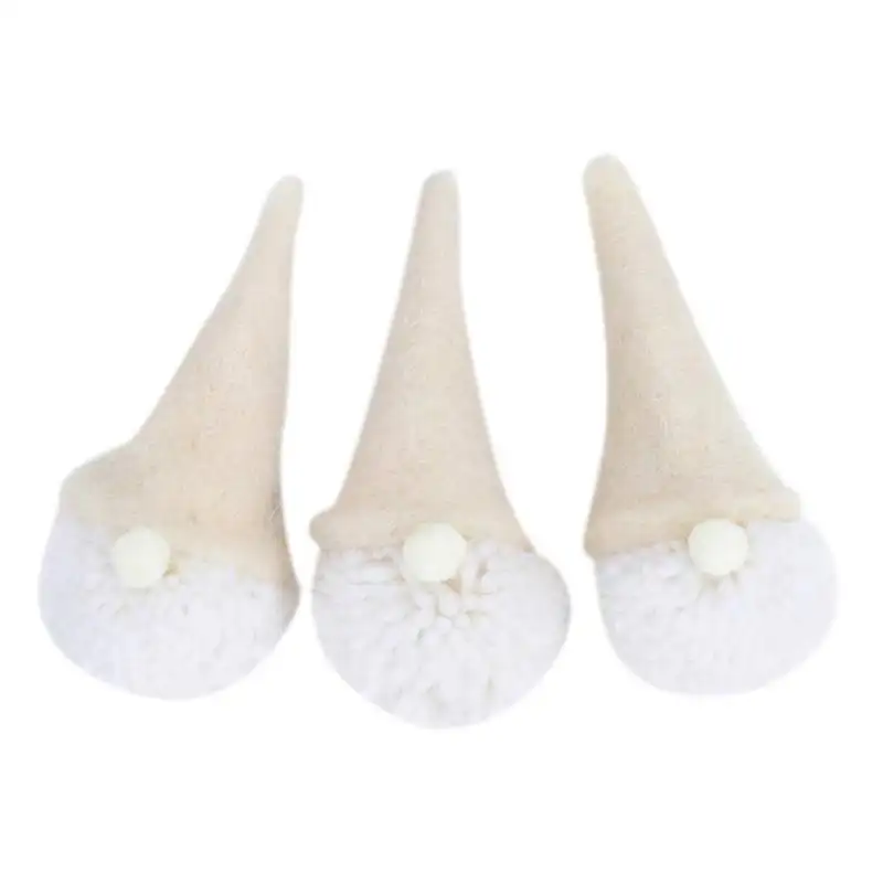 Hanging Ornament Faceless Santa Claus Doll Wool Felt Christmas Tree Pendant Christmas Tree Ornaments New Year Souvenir