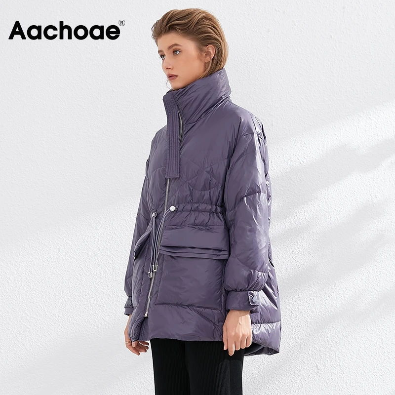 Aachoae Pure Winter Lightweight Down Jacket Women