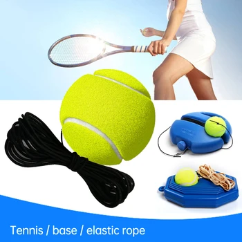 

Heavy Duty Tennis Training Tool Exercise Tennis Ball Sport Self-study Rebound Ball With Tennis Trainer Baseboard Sparring Device