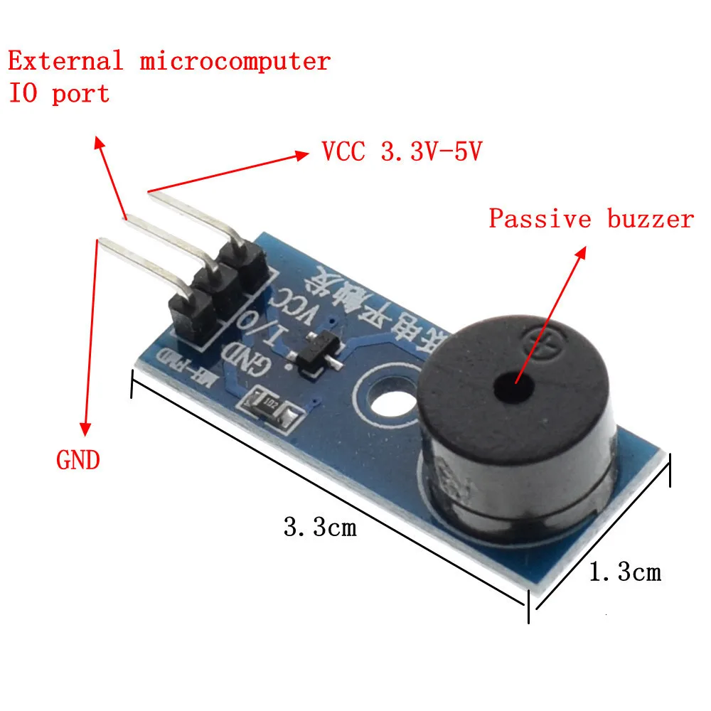 High Quality Passive Buzzer Module for Arduino raspberry pi pressure Capacitance de movimento pir liquidificador 31
