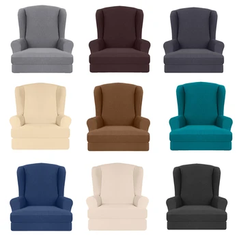 

Waterproof Arm King Back Chair Cover Tiger Bench Cover Elastic Armchair Wingback Wing Sofa Back Chair Covers
