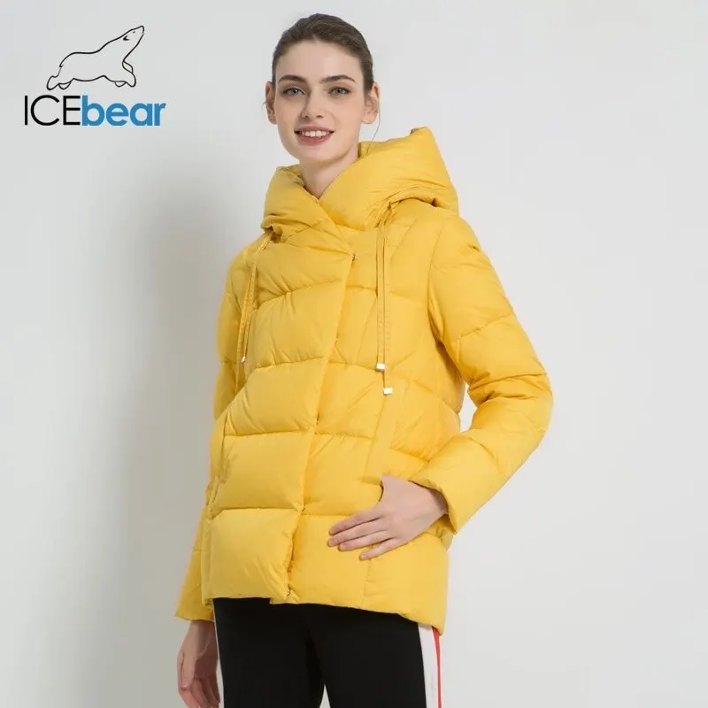 ICEbear новинка 2019 зимнее женское пальто брендовая одежда повседневная женская