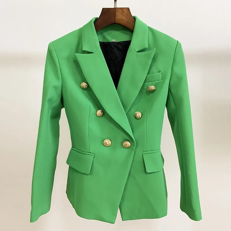 

Temperament women's jacket suit high-quality professional wear 2020 autumn and winter double-breasted ladies suit Female blazer