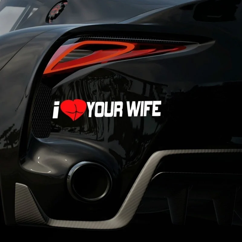 Я Сердце вашего наклейка WiFi любовь попа девушка Чит Забавный JDM окна грузовика, бампера Jew106