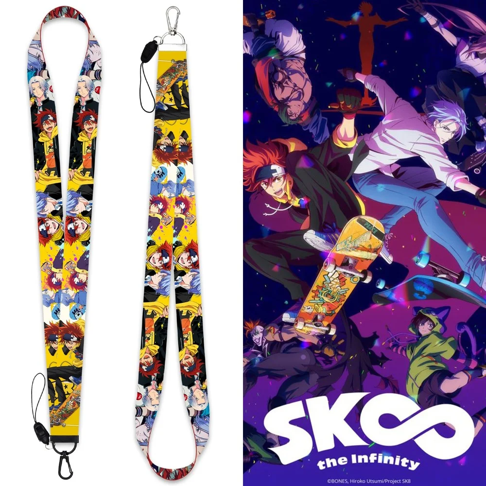 SK8 The Infinity Keychain Skateboard Anime Trinkets Accessories Langa Phone  Charm Reki Backpacks Lanyard Women Jewelry Men Gift|Key Chains| - AliExpress