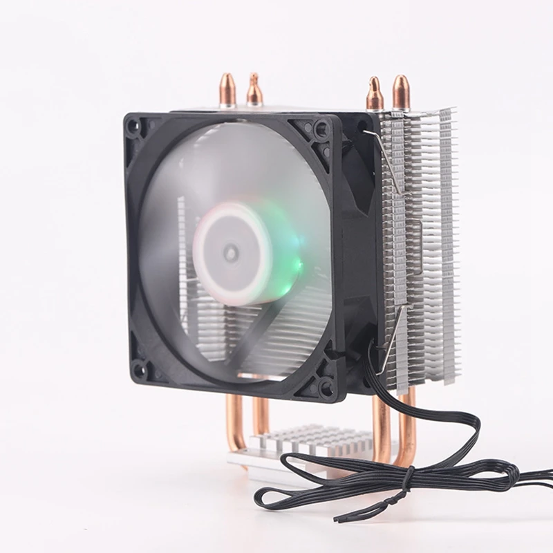 9 см 3 тепловые трубки 4 Pin одиночный вентилятор без света Cpu вентилятор радиатора для Intel 775/1150/1155/1156/1366 для Adm все