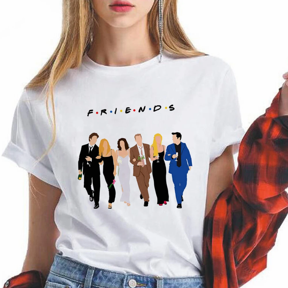 

Best Friends Women Trendy Clothes Popular Tv Show Korean Fashion T Shirt Ullzang Streetwear Plus Size Wholesale Tshirt