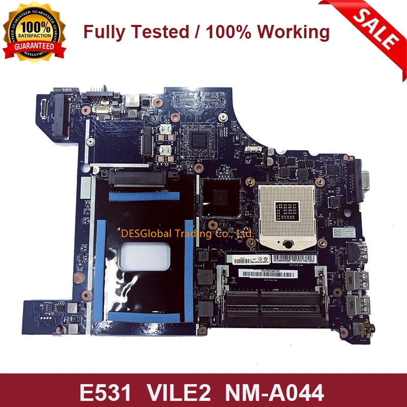 

For Lenovo Thinkpad Edge E531 Laptop Motherboard 04Y1298 Mainboard VILE2 NM-A044 MAINBOARD Fully Tested Fast Shipping