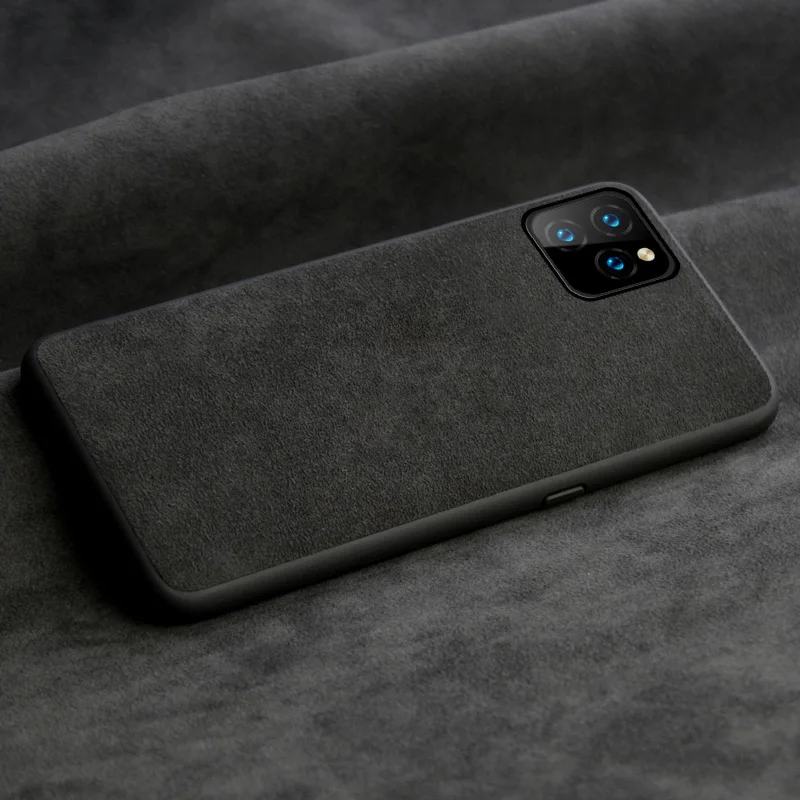 Чехол для телефона из натуральной коровьей замши для Apple iphone 11 11Pro 11 Pro Max X XR XS max 6 6S 7 8 plus 360 полный защитный чехол