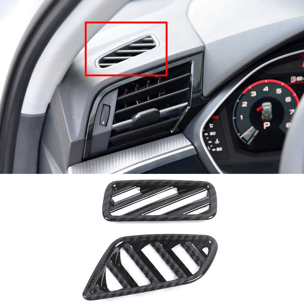 Для Audi Q3 ABS автомобильные аксессуары приборная панель Кондиционер Выход отделка A/C вентиляционное отверстие рамка Панель украшения