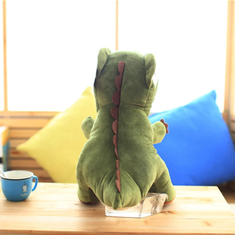 New dinosaur plush toys wholesale postage parent-child games soft hands warm cartoon Tyrannosaurus rex boy birthday gift 45cm