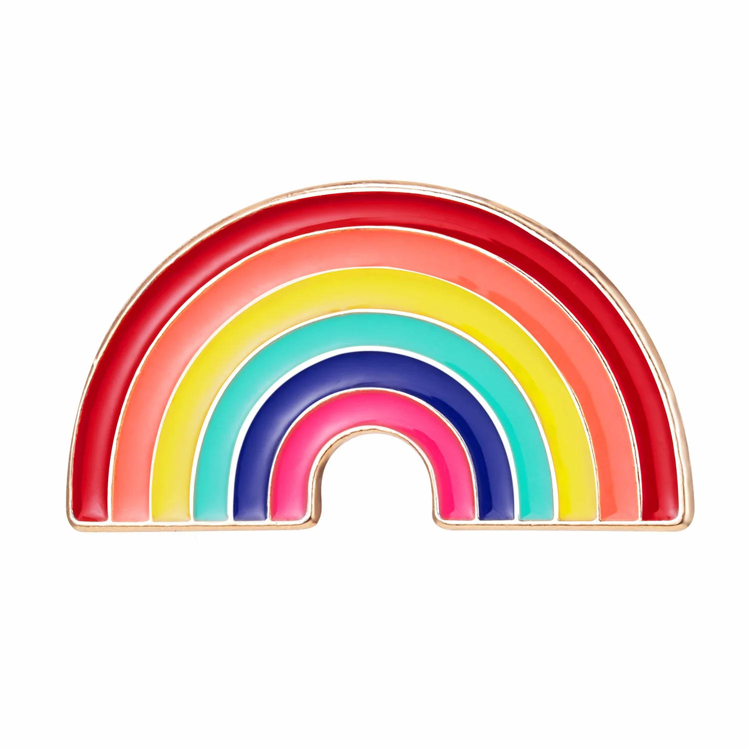 Love Is Love Rainbow Pins разноцветные ювелирные изделия Розочки в форме сердца броши значок гей пара Прайд значок с эмалью - Цвет: D