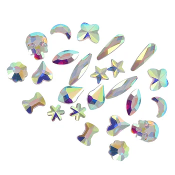 

70Pcs 3D Skull Head Nail Art Rhinestone Nail Sticker Exquisite Beautiful Manicure Charms Manicure Decoration