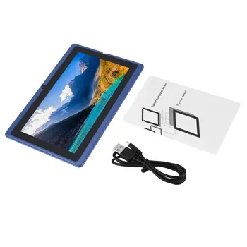 

New 7 Inch Children Tablets Refurbished Q88 Quad Core Dual Camera 1024*600 PC Tablet Power Supply 512M+4G With Silicone Cover