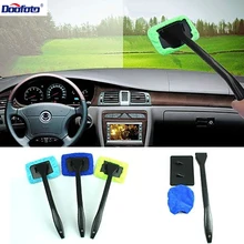 

Plastic Windshield Cleaner Microfiber Auto Window Cleaner Long Handle Brushes Sponges Handy Washable Car Cleaning Tool