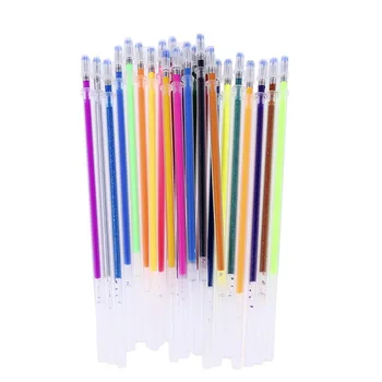 

0.8mm Colorful Gel Pen Fluorescent Refills Color Cartridge Flash Pen Smooth Ink Painting Graffiti Pens Student Stationery