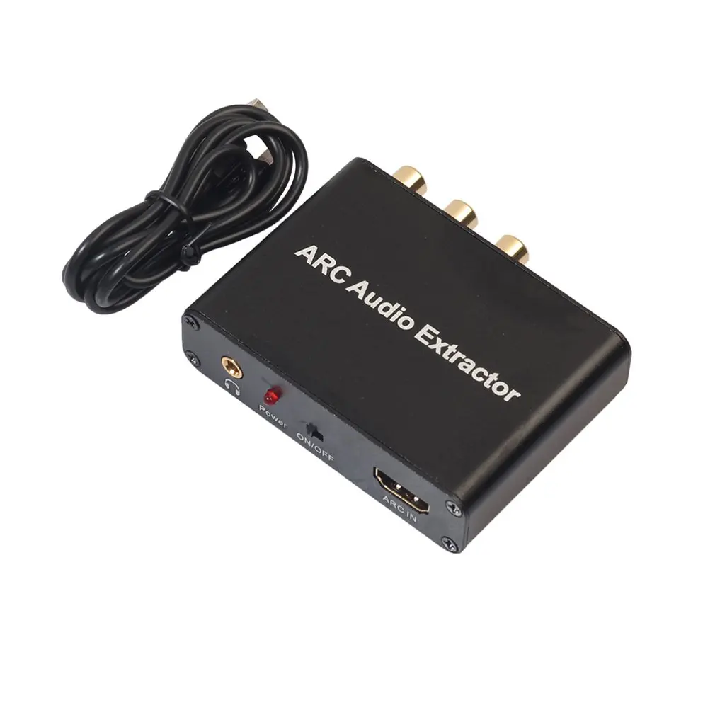 HDMI ARC аудио экстрактор аудио адаптер для усилителя Саундбар динамик HDTV 3,5 мм стерео волокно коаксиальный конвертер