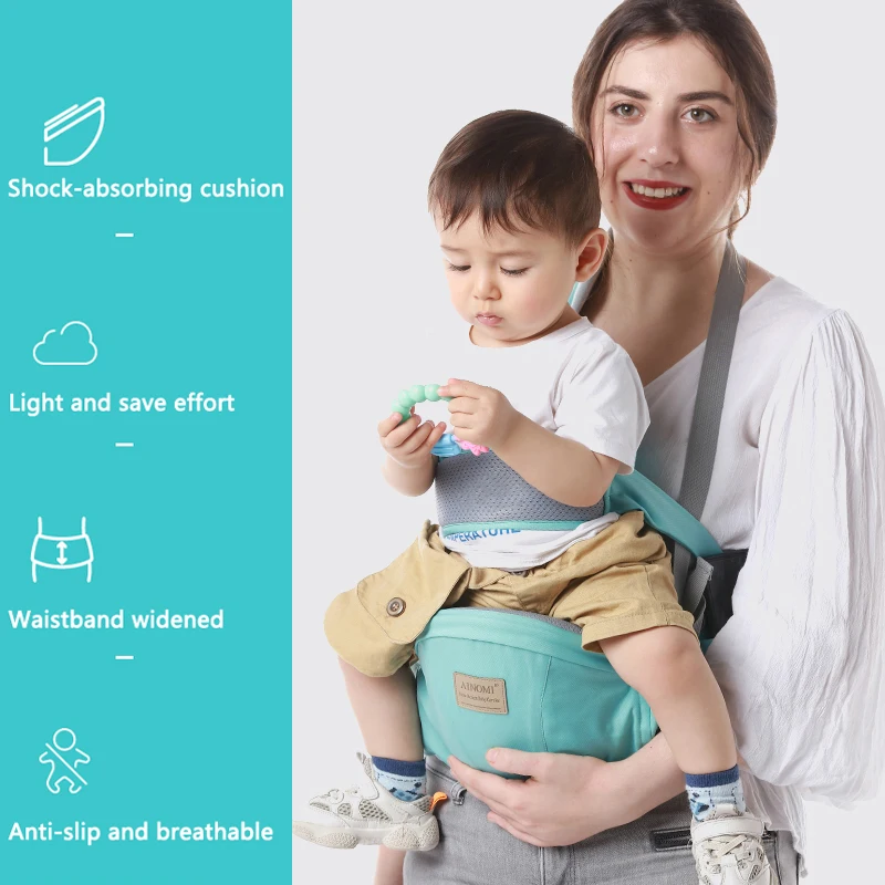 Ainomi Porte Bebe Original En Coton Tabouret De Taille Support A Echarpe Ceinture De Hanche Siege De Voyage Pour Maman Siege De Hanche Pour Bebe Aliexpress