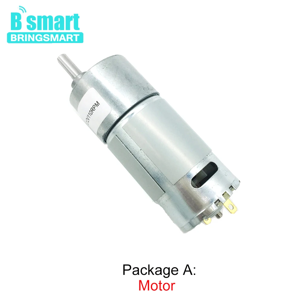Фото Bringsmart DC Мини Мотор JGB37 545 12В мотор редуктор постоянного тока 24В 7 1000 об/мин с Bringsmart DC Мини Мотор JGB37 545 12В мотор редуктор постоянного тока 24В 7 1000 об/мин с