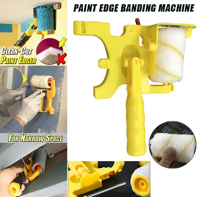 

Wall Painting Roller Clean-Cut Paint Edger Roller Home Stamp Pattern Decoration Cylinder Roller Brush Tool