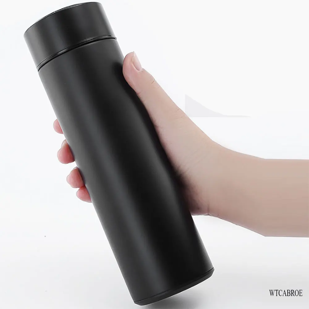 thumbnail image 1 of 500ml Coffee Thermos Intelligent Stainless Steel Water Bottle Cup Temperature Display Vacuum Flasks Travel Thermal Mug Keep Cup, 1 of 5