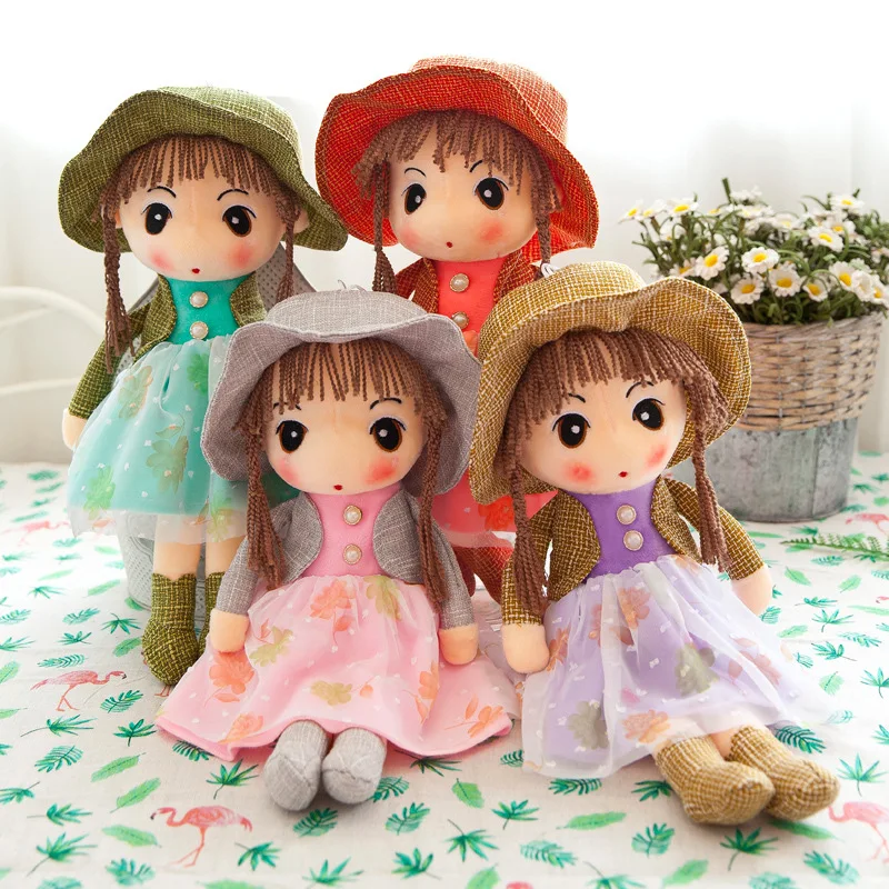 43 см мягкие куклы Фэнтези принцесса плюшевые игрушки дети в сопровождение спящие