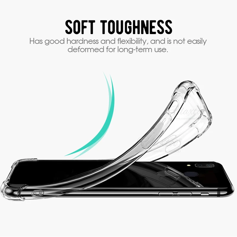 Противоударный чехол с подушкой безопасности для samsung galaxy a10 a20 a30 a40 a50 a60 a70 мягкий