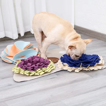 

Dogs Sniffing Mat Pet Sniffe Training Blanket Felt Cloth Hidden Food Nose Exercise Work Toy Pet Smelling Skills Pet supplies