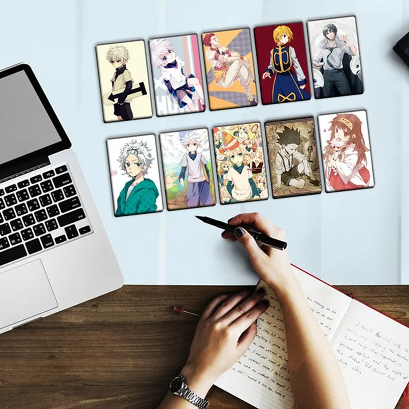 Наклейки Hunter X с персонажами 10 шт. s Killua Hisoka Kurapika Meruem Chrollo Kite Classic манга аниме HxH
