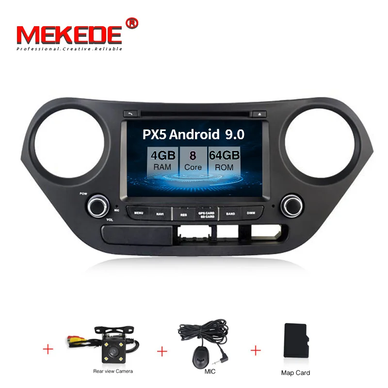 MEKEDE 4 ядра PX30 2 Гб ОЗУ 32 Гб ПЗУ Android 9,0 автомобильный DVD мультимедийный плеер радио для hyundai I10 левая рука Diver 2013 - Цвет: 64G dvd camera