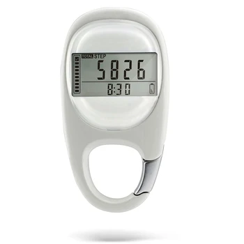 

Walking Distance 3D Exercise Step Counting Fitness Accurate Calorie Pedometer Portable Induction Silent Multi-function Digital