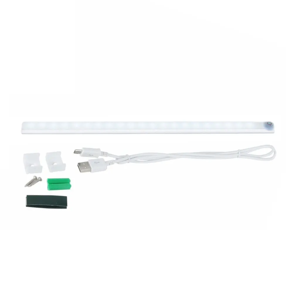 

ICOCO Ultrathin 30CM USB LED Touch Sensor Light Strip Cabinet Wardrobe Bedside Lamp USB Night Light Bar Strip Lighting