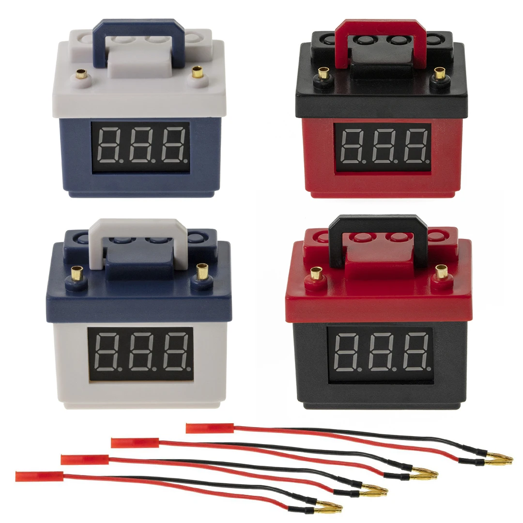 

1pcs Lipo Battery Low Voltage Alarm 2-4S Buzzer Checker Tester for 1/10 RC Car Crawler Model Accessories